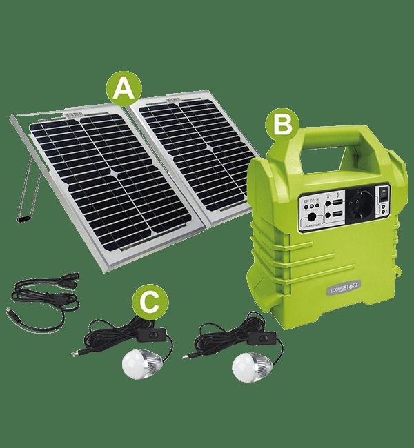 ECOBOXX 160 Solar Panelli Taşınabilir Jeneratör