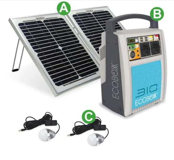 ECOBOXX 310 Solar Panelli Taşınabilir Jeneratör
