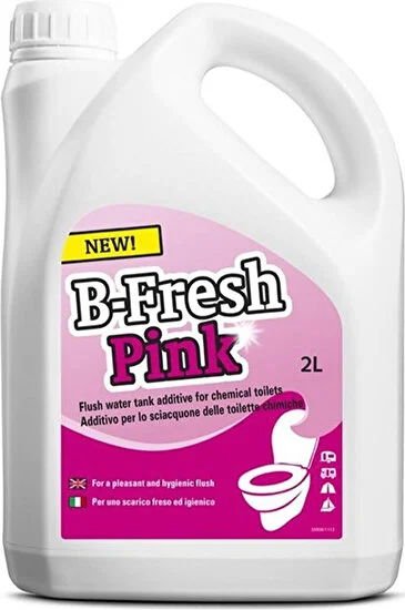 B-Fresh Pink Karavan Tuvalet Temiz Su Kimyasalı 2 Litre