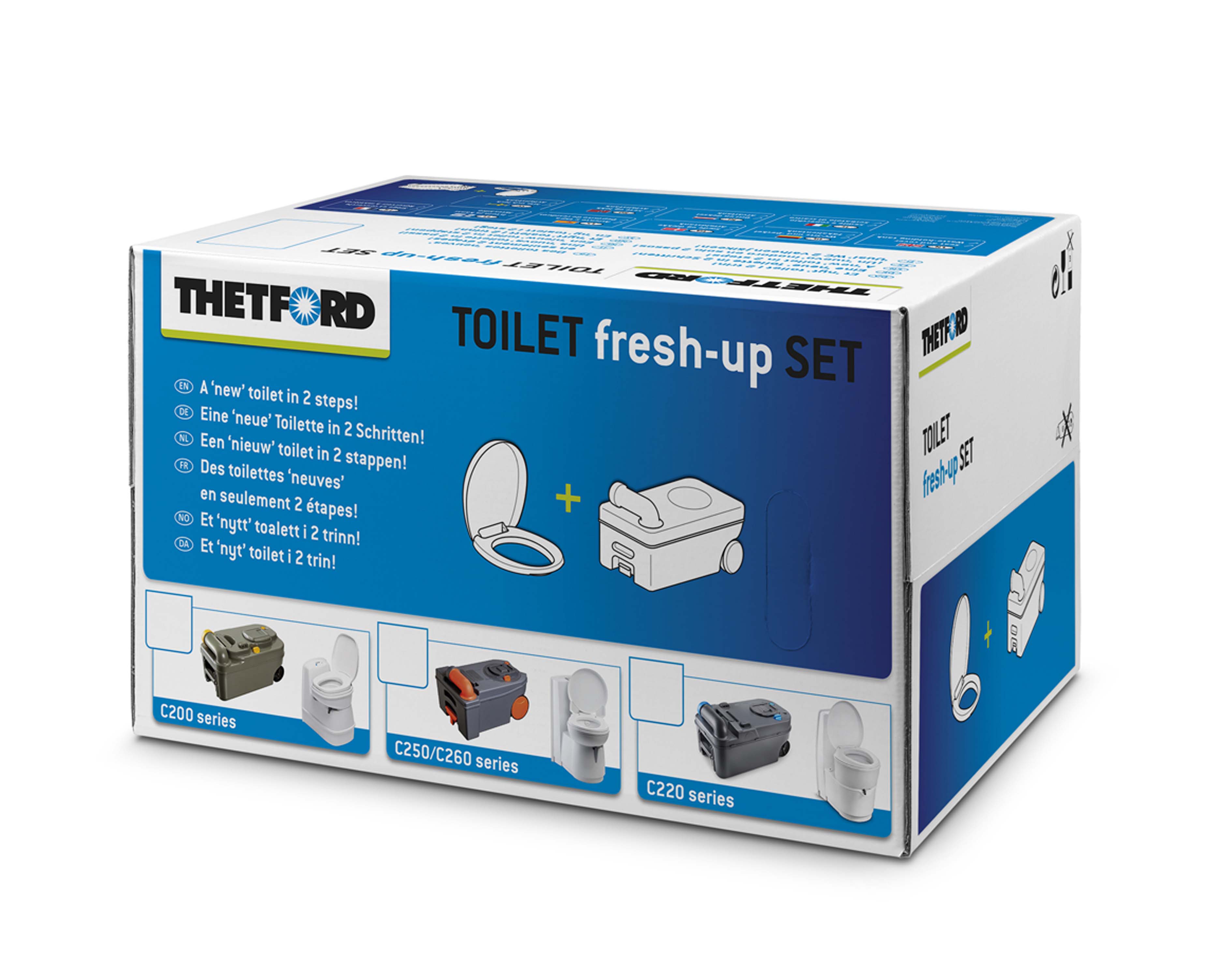 Thetford C250/C260 Serisi Tuvalet Fresh-up Set